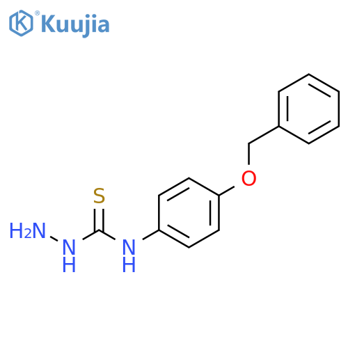 4-(4-Benzyloxyphenyl)-3-thiosemicarbazide structure