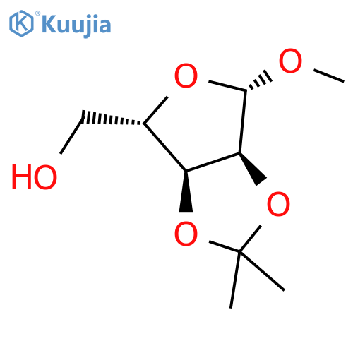 Methyl 2,3-O-Isopropylidene-β-L-ribofuranoside structure