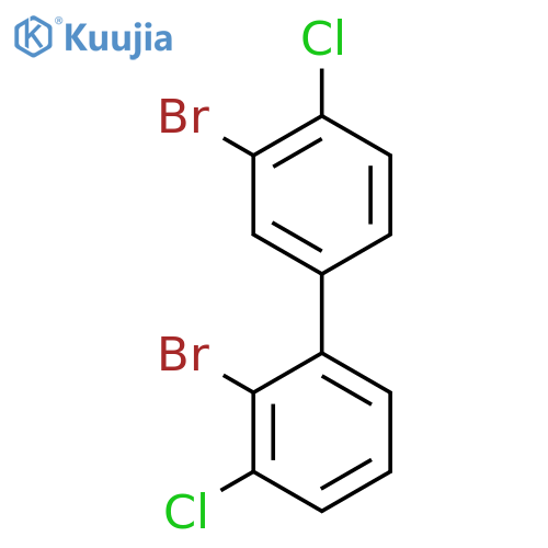 1,1'-Biphenyl, 2,3'-dibromo-3,4'-dichloro- structure