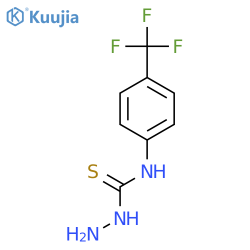 3-amino-1-[4-(trifluoromethyl)phenyl]thiourea structure