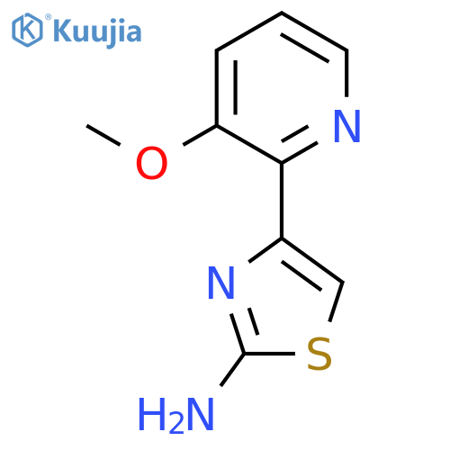 4-(3-methoxypyridin-2-yl)-1,3-thiazol-2-amine structure