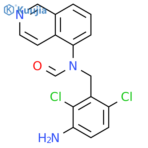 Formamide, N-[(3-amino-2,6-dichlorophenyl)methyl]-N-5-isoquinolinyl- structure