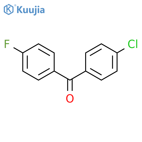 (4-Chlorophenyl)(4-fluorophenyl)methanone structure
