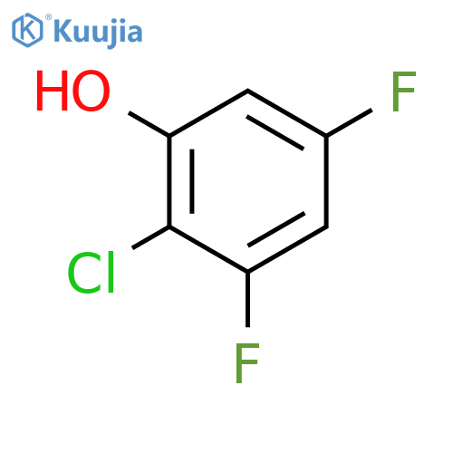 2-Chloro-3,5-difluorophenol structure