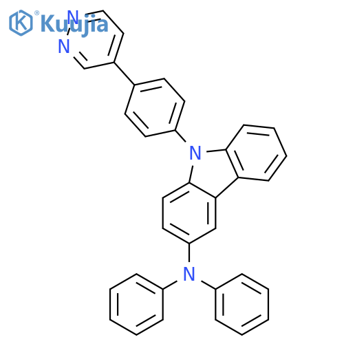9H-Carbazol-3-amine, N,N-diphenyl-9-[4-(4-pyridazinyl)phenyl]- structure