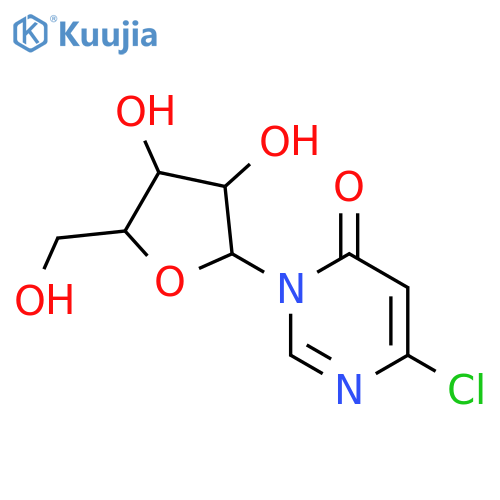 4(3H)-Pyrimidinone,6-chloro-3-b-D-ribofuranosyl- structure