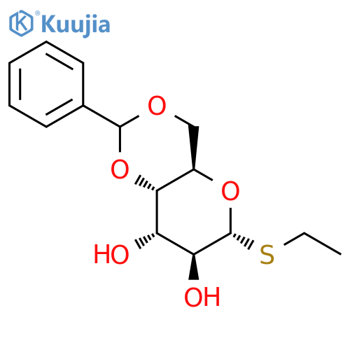 Ethyl 4,6-O-Benzylidene-b-D-thioglucopyranoside structure