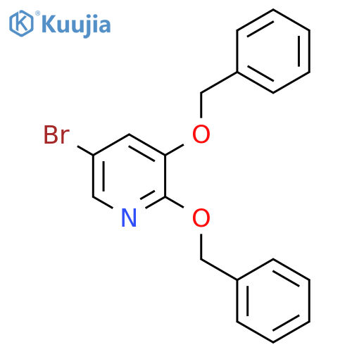 2,3-Bis(benzyloxy)-5-bromopyridine structure