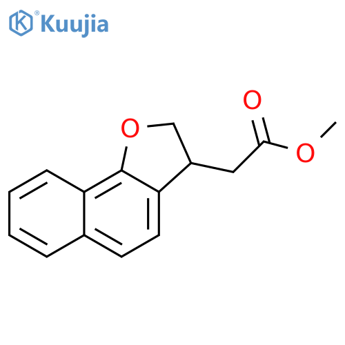 Methyl2,3-Dihydronaphtho[1,2-b]furan-3-acetate structure
