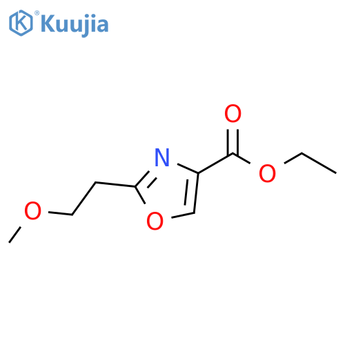 Ethyl2-(2-Methoxyethyl)oxazole-4-carboxylate structure