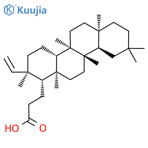 3-[(1R,2R,4As,4bR,6aR,10aR,10bS,12aS)-2-ethenyl-2,4b,6a,9,9,10b,12a-heptamethyl-1,3,4,4a,5,6,7,8,10,10a,11,12-dodecahydrochrysen-1-yl]propanoic acid structure