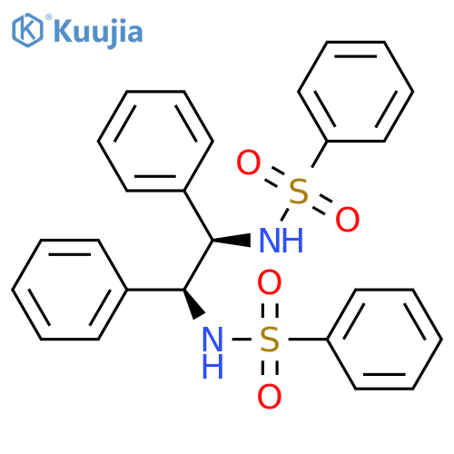 Benzenesulfonamide, N-[(1R,2S)-1,2-diphenyl-2-[(phenylsulfonyl)amino]ethyl]-, rel- structure