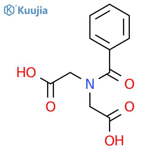 Glycine, N-benzoyl-N-(carboxymethyl)- structure