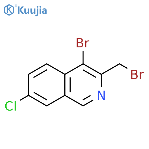 4-bromo-3-(bromomethyl)-7-chloro-isoquinoline structure