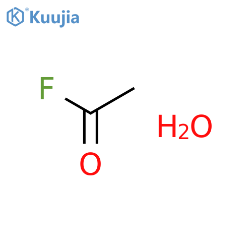 Acetyl fluoride, monohydrate structure