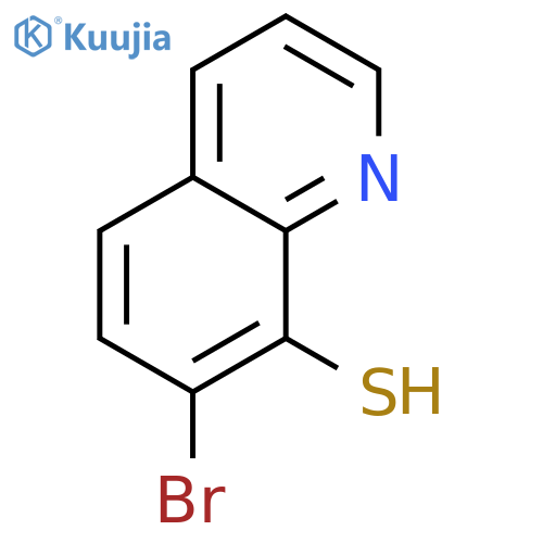8-Quinolinethiol,7-bromo- structure