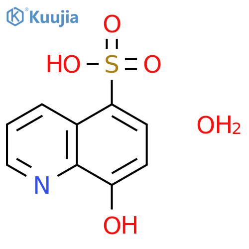5-Quinolinesulfonicacid, 8-hydroxy-, hydrate (1:?) structure