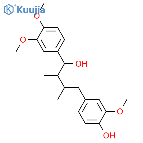 Benzenebutanol, α-(3,4-dimethoxyphenyl)-4-hydroxy-3-methoxy-β,γ-dimethyl-, (αR,βS,γR)-rel-(+)- structure