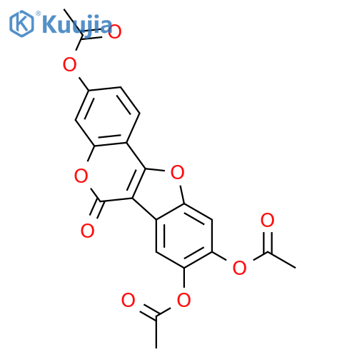 3,8,9-triacetoxycoumestan structure