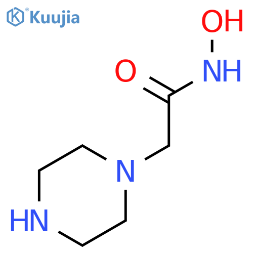 1-Piperazineacetamide, N-hydroxy- structure