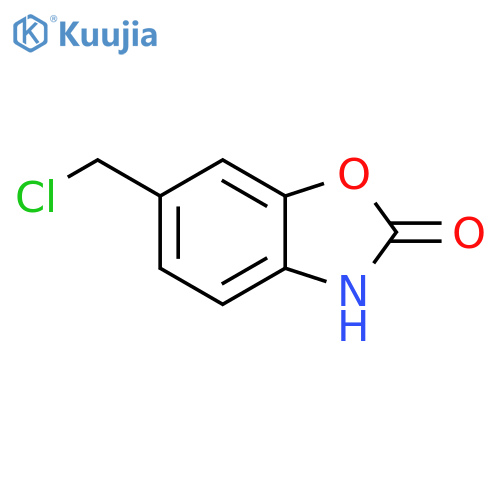 6-(chloromethyl)-2,3-dihydro-1,3-benzoxazol-2-one structure