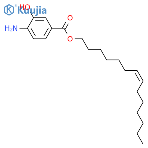 4-Amino-3-hydroxybenzoic acid; 7Z-Tetradecenyl ester structure