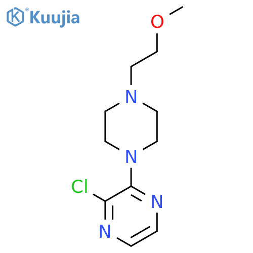 2-Chloro-3-(4-(2-methoxyethyl)piperazin-1-yl)pyrazine structure
