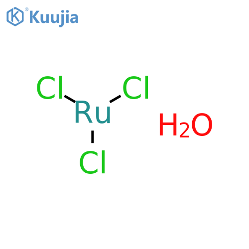 Ruthenium(III) chloride hydrate structure