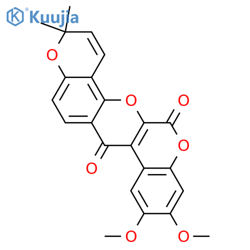 Deguelin; (-)-form, 7a,13a-Didehydro, 13-oxo structure