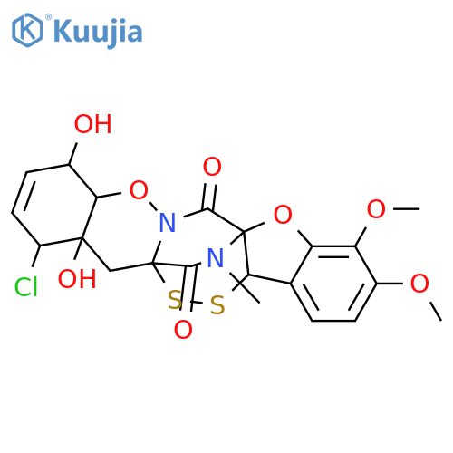 Penicisulfuranol B; 5-Deoxy, 5R-chloro structure