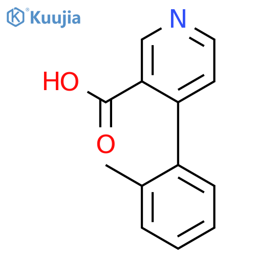 4-(2-Methylphenyl)nicotinic acid structure