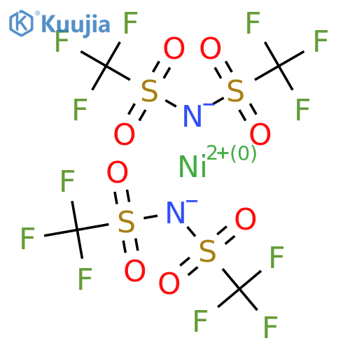 Nickel bis(trifluoromethylsulfonyl)imide structure