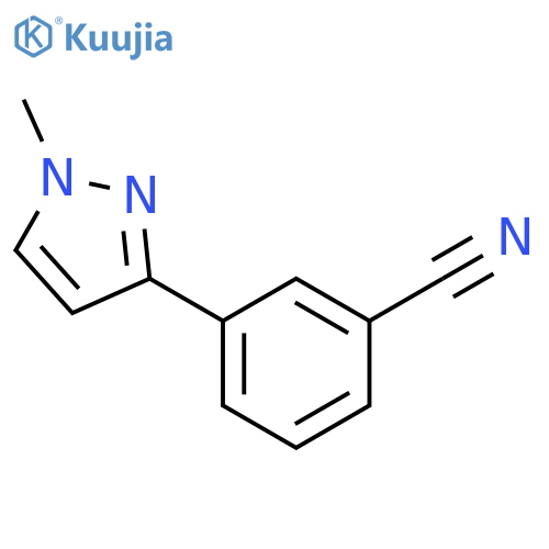 3-(1-Methyl-1H-pyrazol-3-yl)benzonitrile structure