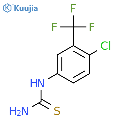 N-4-Chloro-3-(trifluoromethyl)phenylthiourea structure
