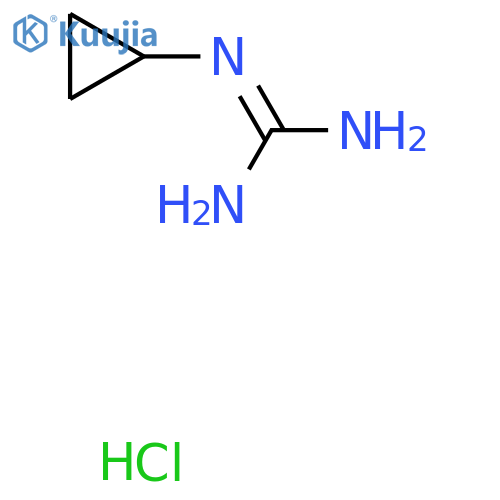 1-Cyclopropylguanidine hydrochloride structure