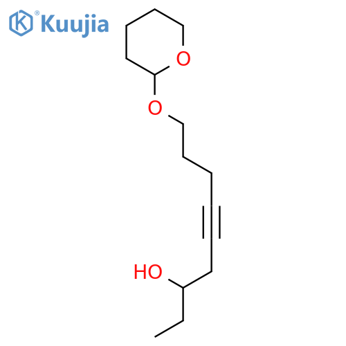 5-Nonyn-3-ol, 9-[(tetrahydro-2H-pyran-2-yl)oxy]- structure