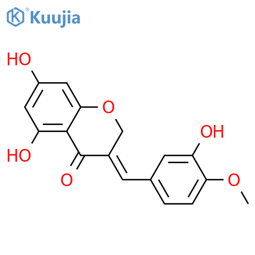 3-(3,4-Dihydroxybenzylidene)-5,7-dihydroxy-4-chromanone; (E)-form, 4'-Me ether structure