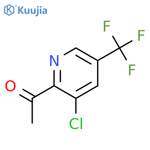 1-(3-Chloro-5-trifluoromethyl-pyridin-2-yl)-ethanone structure