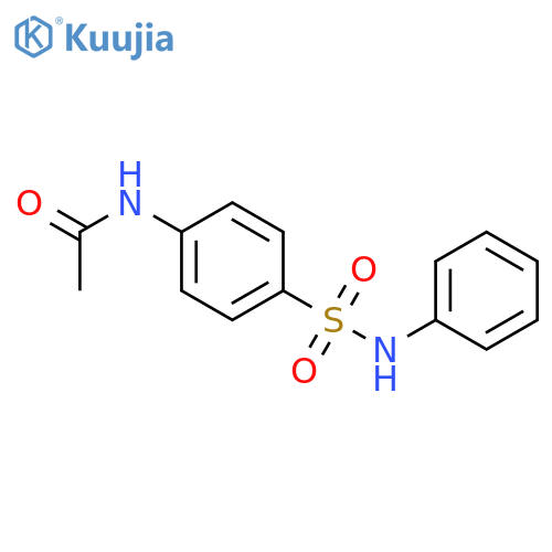 Acetamide, N-[4-[(phenylamino)sulfonyl]phenyl]- structure