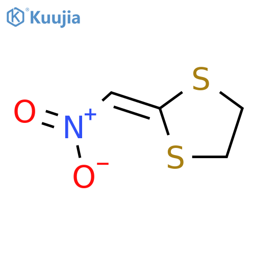 1,3-Dithiolane, 2-(nitromethylene)- structure