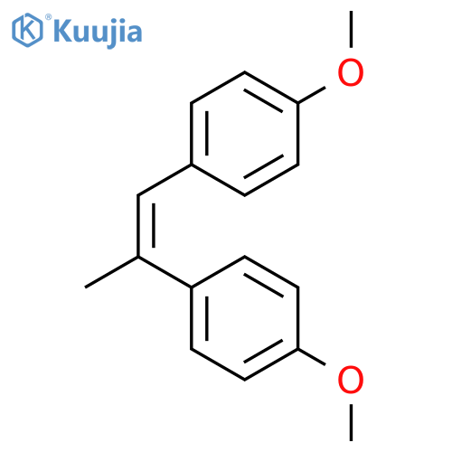 Benzene,1,1'-(1-methyl-1,2-ethenediyl)bis[4-methoxy- structure