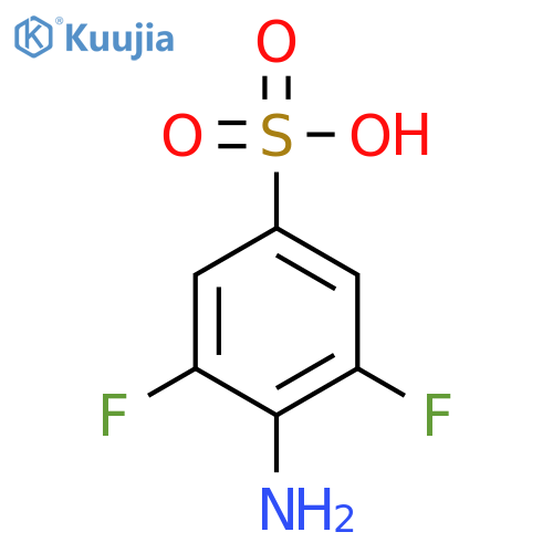 Benzenesulfonic acid,4-amino-3,5-difluoro- structure