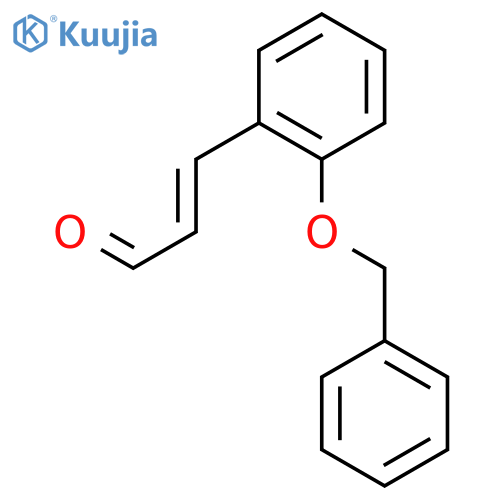 2-Propenal, 3-[2-(phenylmethoxy)phenyl]- structure