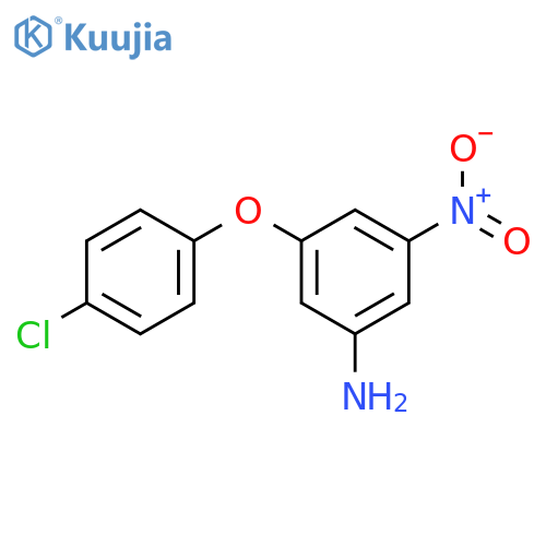 3-(4-Chlorophenoxy)-5-nitroaniline structure