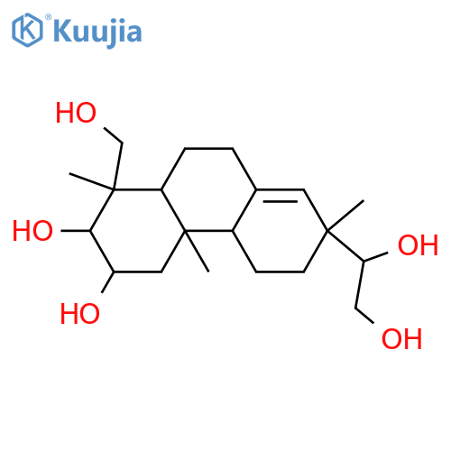 8(14)-Pimarene-2,3,15,16,19-pentol; (ent-2α,3β,15S)-form structure