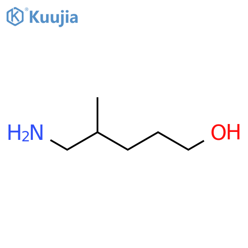5-amino-4-methylpentan-1-ol structure