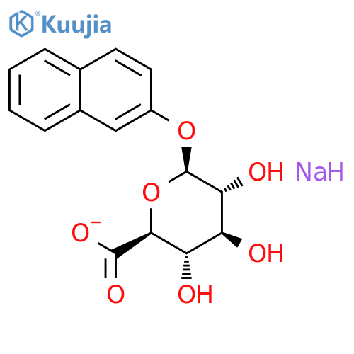 2-Naphthyl b-D-glucuronide sodium Salt structure