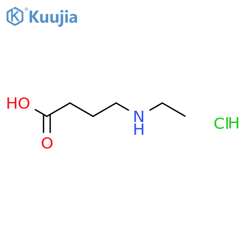 4-(Ethylamino)butanoic acid hydrochloride structure