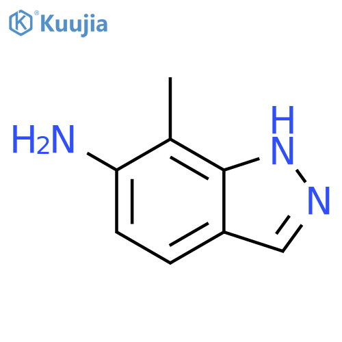 7-methyl-1H-indazol-6-amine structure