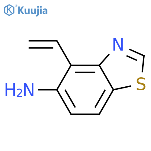 5-Benzothiazolamine,4-ethenyl- structure